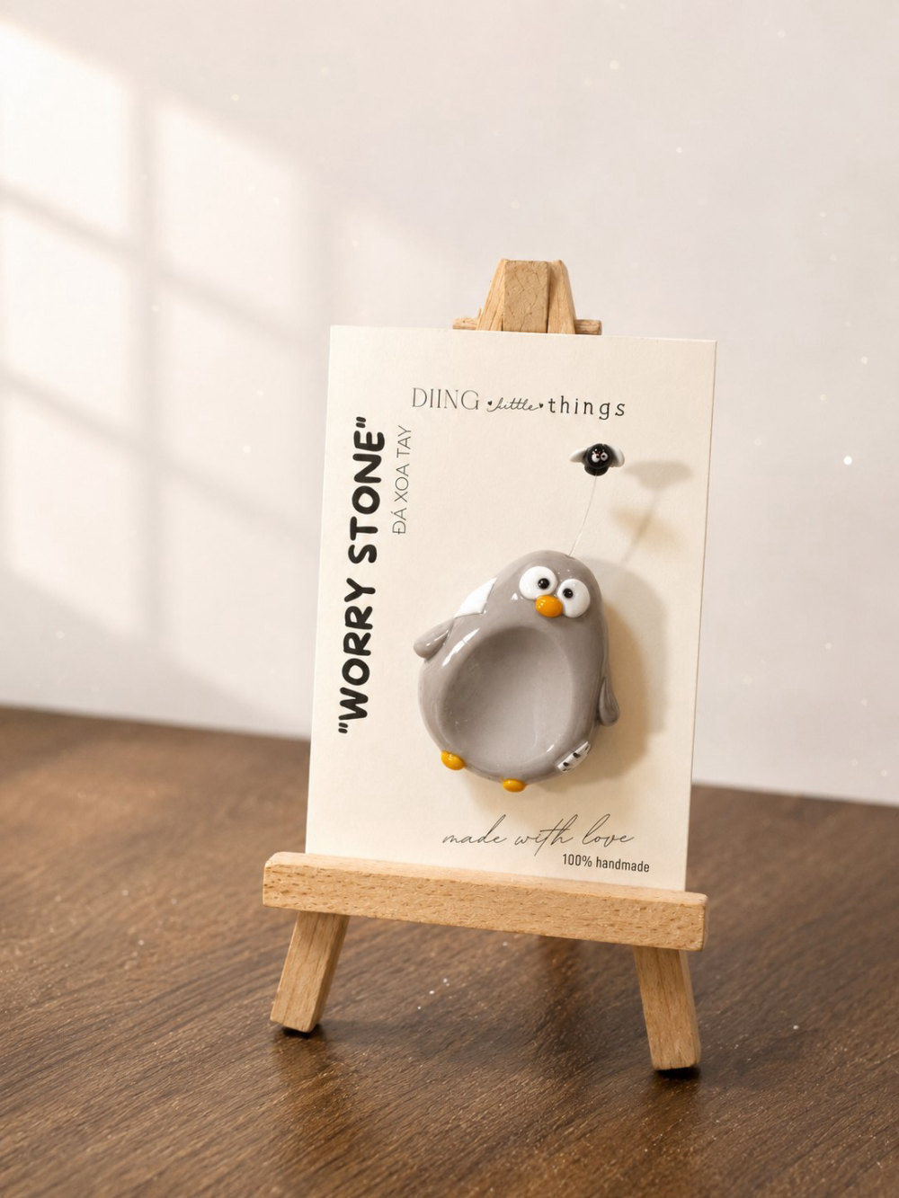Đá Xoa Tay Chim Cánh Cụt | Dustlet The Penguin